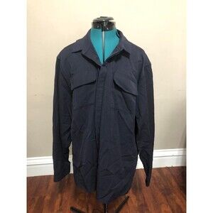 Ted Baker Made in Britian 100% Cotton Black Button Down, XL (size 7)